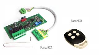 #FFin30s: forceTX/RX4 Remote control for your industrial door