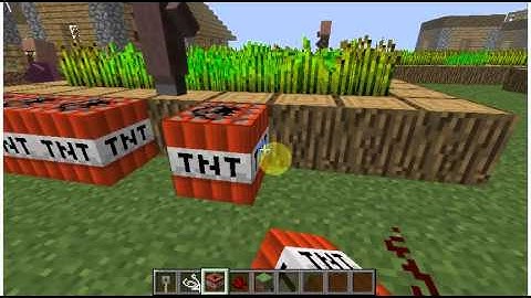 Minecraft Tutorial - TNT Tripwire Trap!