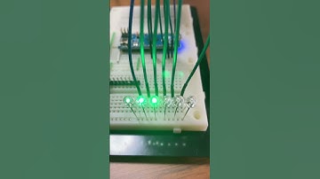 #Lチカ #ナイトライダー #Arduino