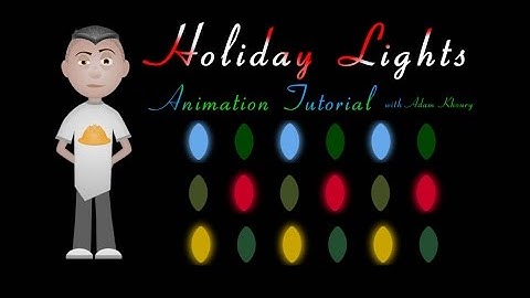 Holiday Christmas Lights Animation Tutorial CSS JavaScript