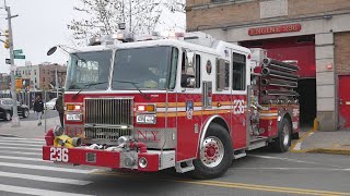 **First Video + Airhorn!** Odor of Smoke for *Brand New* FDNY Engine 236 'No Truck No Problem'