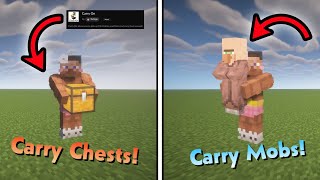 Move Chests & Mobs Easily – Carry On Mod