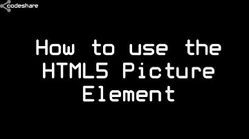 How to use the HTML5 Picture element to create responsive images