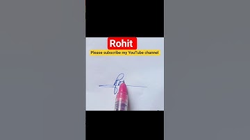 rohit name signatue ❤️❤️#signature #rohit #hitman #shortvideo #shorts
