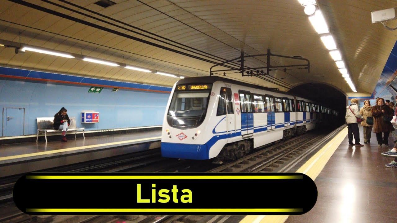 Metro Station Lista - Madrid 🇪🇸 - Walkthrough 🚶 - YouTube