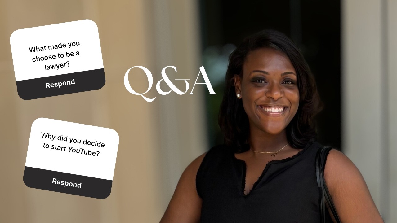 GETTING TO KNOW ME | Why I Became an Attorney + Fun Facts & Personality Q&A✨