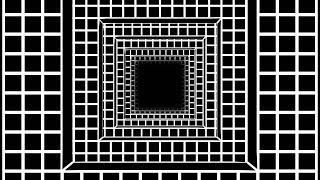 Infinite 4K Tunnel VJ Loop in Black and White | Monochromatic Style