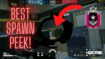 How a CHAMPION SPAWN PEEKS in Rainbow Six Siege