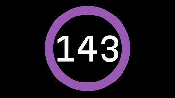 143-Second Countdown Timer - Dark Background + Circular Progress Bar + Ending Sound