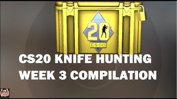 OPENING CS20 CASE A DAY UNTIL KNIFE WEEK 3 COMPILATION