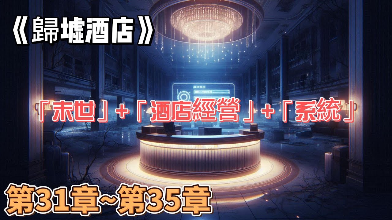 【有聲小說】《歸墟酒店》第31章~第35章 重生末世前7天，綁定酒店系統！喪屍來了我開門做生意｜末世經營流｜不當聖母不賒帳 #有聲小說 #系統文 #經營流 #重生 #喪屍 #末世 #無CP