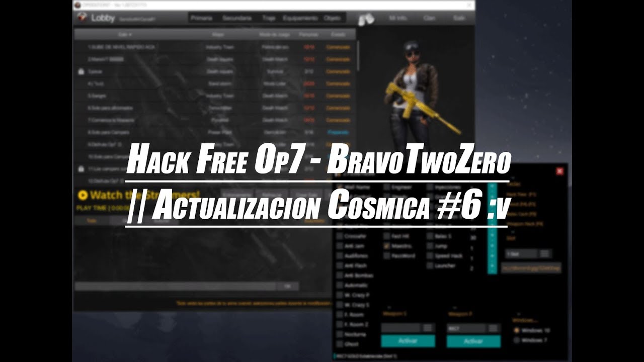 Hack Free Op7 - BravoTwoZero || Actualizacion Comsica #6 :v