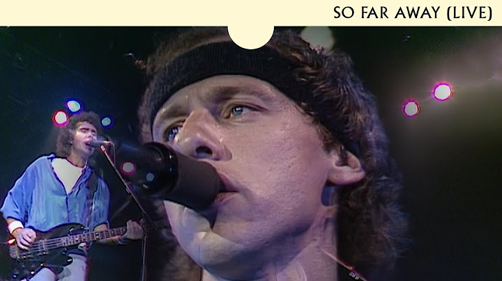 So Far Away Live version - Live performance video thumbnail