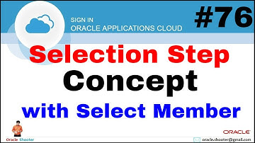 Oracle Fusion 76: Use Selection Step with Select Member Option in OTBI @TechShooterIN
