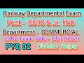 Ldce Commercial Cum Ticket Clerk Pyq 02 | CC | Jr. TNC #cc #cctc #TNC #JRTNC #ldce #PYQ #WCR