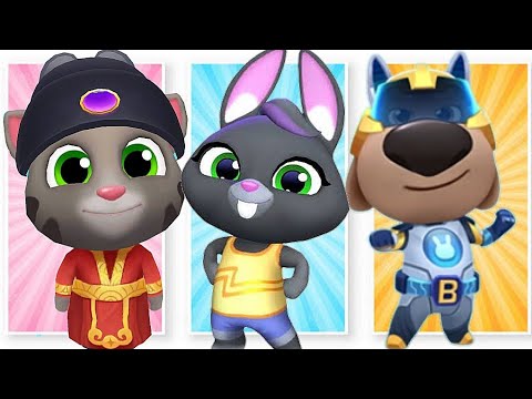 Talking Tom Hero Dash vs Talking Tom Gold Run Becca Sparkles vs Fortune ...