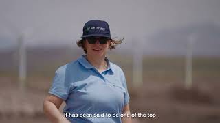 Lake Turkana wind farm in Kenya is one of the best wind sites in the world