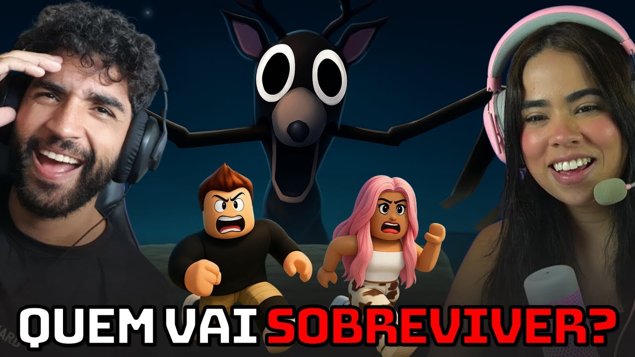 Desafio com minha IRMÃ no 99 NOITES - Sem fogueira! Roblox