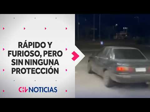 Authorities searching for reckless driver after dangerous stunts at gas station in Viña del Mar -...