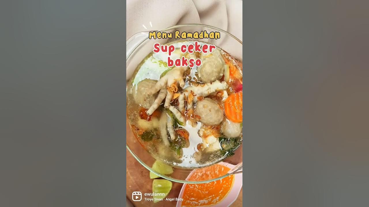 MUSIM HUJAN, MASAK SUP CEKER BAKSO SUNGGUH NIKMAT ‼️ #resepsupayam #supbakso #idejualan