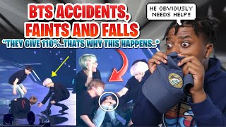 THIS IS INCREDIBLY HARD TO WATCH..'BTS ACCIDENTS, FAINTS AND FALLS'!!