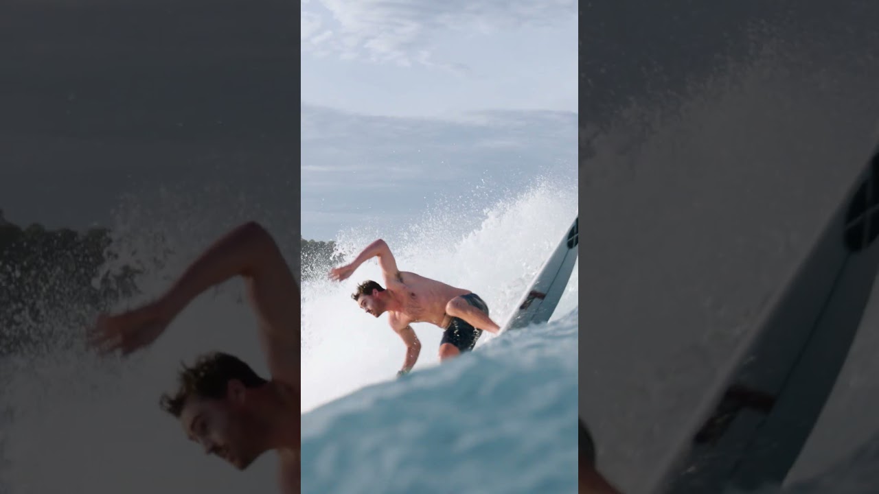 Surfing in warm water ☀️🏝️