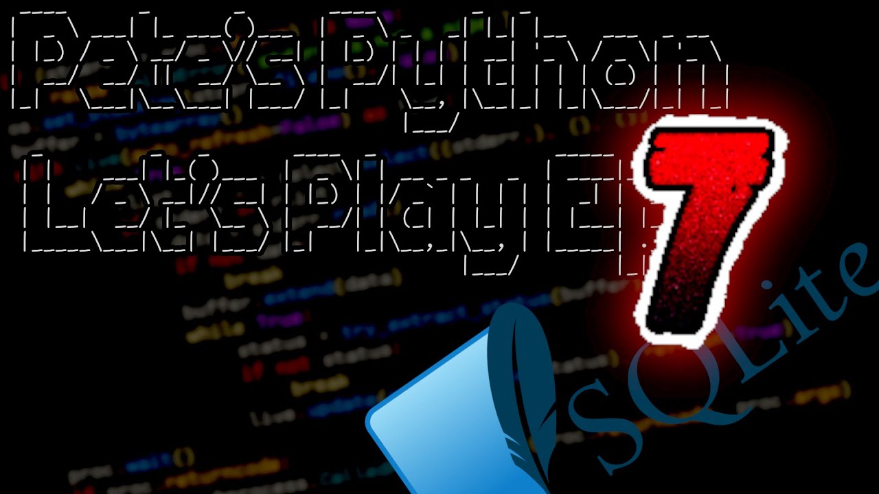 How I Migrate My SQLite Databases | Python Let's Play Ep.7 - YouTube