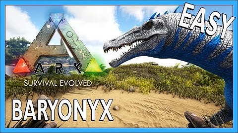 How To Tame A Baryonyx In Ark Survival Evolved