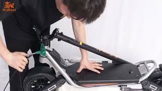 KuKirin A1 Tutorial on Replacing the Stem Folding Mechanism(A1 更换立杆折叠器教程)