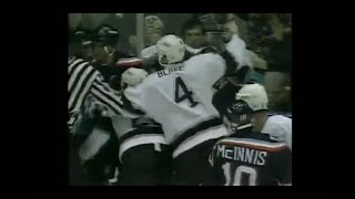 Islanders - Kings rough stuff 10/4/96