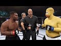 🥊Mike Tyson vs. Homer Simpson (EA Sports UFC 2) - CPU vs. CPU - Crazy UFC 👊🤪