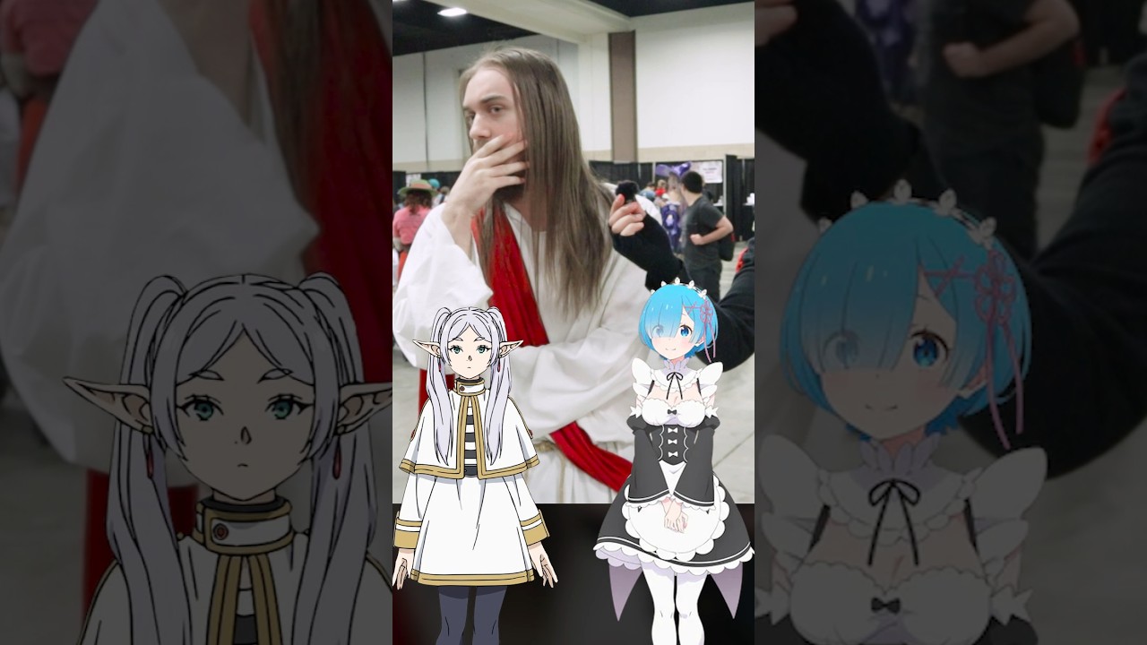 Who is the best Anime Waifu according to Jesus? 🤔 #kakashi #anime #waifu