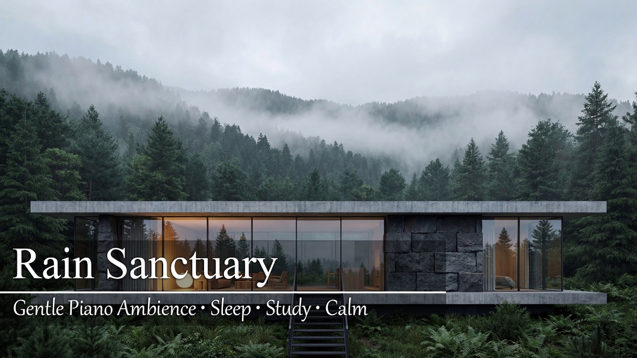 Where the Mist Remembers You 🌫️ | Relaxing Piano Music for Deep Sleep, Study, Meditation & Healing