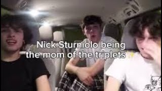 Nick sturniolo being the oldest aka (the mom) of the triplets lol screenshot 4