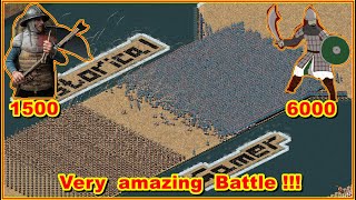 6000 Arabian Swordsmen vs 1500 Crossbowmen #strongholdcrusader #stronghold #historicalgamer