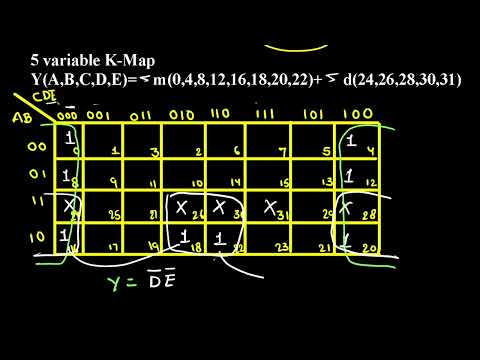 5 - variable K-map | 5 variable K-map | K-map