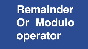 15.3-తెలుగులో | Remainder or modulo operator in iOS Swift | in telugu
