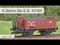 K.Sächs.Sts.E.B. 43165 freight wagon built by PMT 65195 (1/3) » #iwii