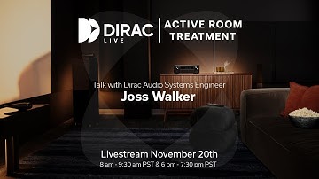 Ask a Dirac Engineer - Dirac Live ART Tips & Tricks Livestream