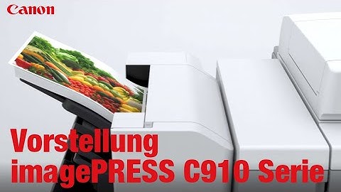 Canon imagePRESS C910 Serie - Production Printing