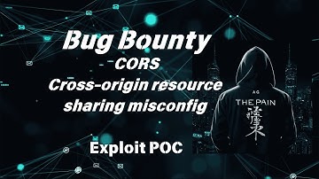 Bug Bounty For Beginners |  CORS | Cross-origin resource sharing misconfig | Exploit POC