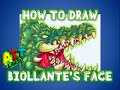 How to Draw BIOLLANTE'S FACE!!!