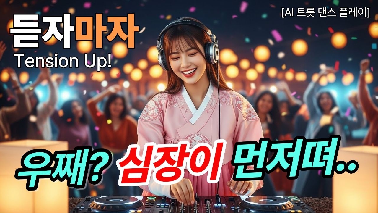 [AI 트롯 댄스 플레이] 💥당신의 지친 하루 신나는 트롯 댄스와  함께💥[AI K 뮤직]
