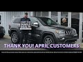 Thank you april customers