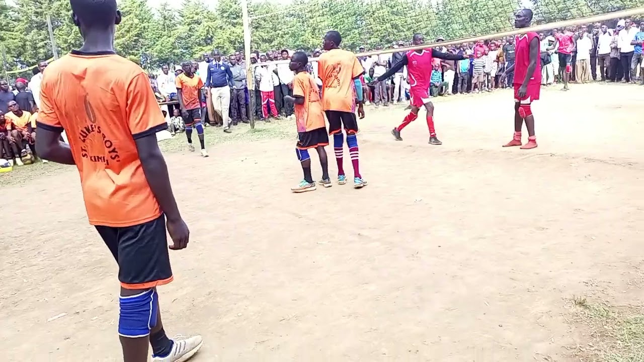 st Luke's Boys high school kimilili volleyball vs Matili Friends +
