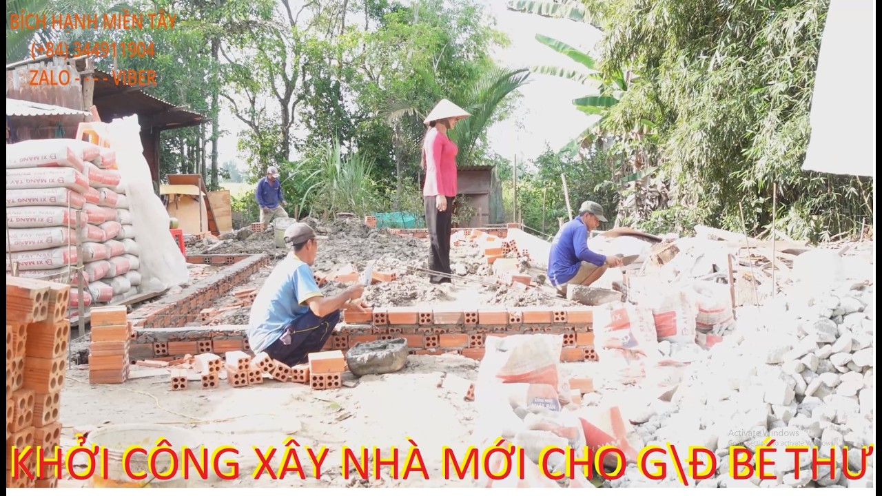 1370 XÂY NHÀ CHO BÉ THƯ - ANH LÊ VĨNH NGUYÊN CÙNG CHÁU QUÝ VÀ ANH GIÁP LÊ ( Ở MỸ ) TÀI TRỢ | BHMT