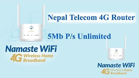 NTC WiFi Router | NTC 4g Router | Nepal Telecom 4g Router #NTCRouter #NTCWiFiRouter #abhiraj_tricks