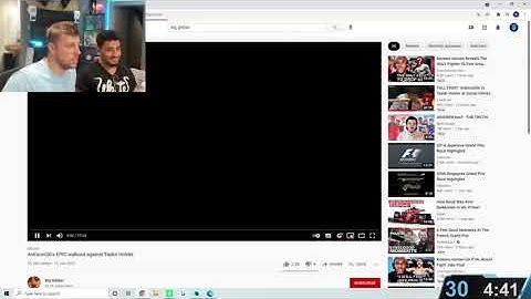 w2s(harry) and AnEson gib react to deji losing his fight!