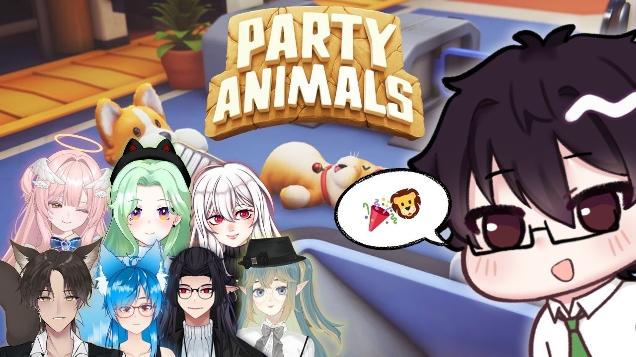 🔴 [LIVE]【Party Animals】🎉🦁ตี้นี้ใครใหญ่!! 🎉🦁 Ft. VTuber
