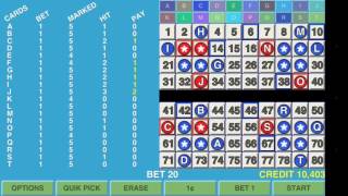 This is how I set up my cards to hit the 5 spot multiple times in 2...